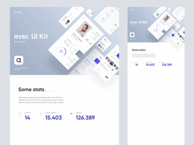 Avsc Free UI Kit  - Free template