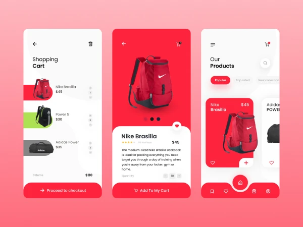 Bag Shop  - Free template