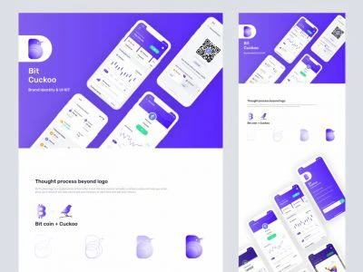 Bit Cuckoo - Bitcoin UI Kit for Adobe XD  - Free template