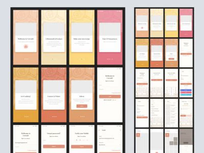 Caco Cooking Free UI Kit  - Free template