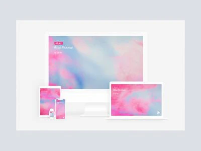 Clay  A free minimalist mockup kit  - Free template