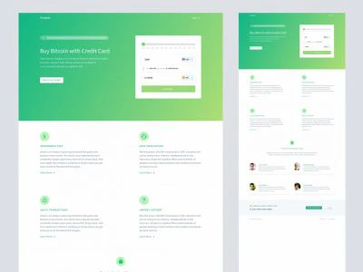 Crypto Landing Page  - Free template