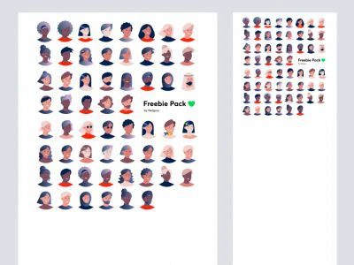 Diversity Avatars  - Free template