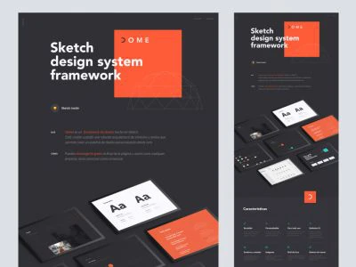 Dome Design System Framework  - Free template