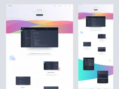 Edd Landing Page  - Free template