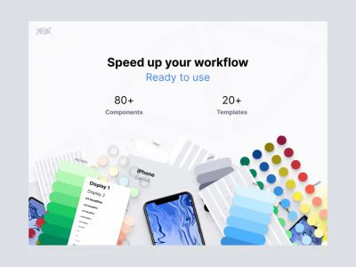 EXO KIT Design System for Figma  - Free template