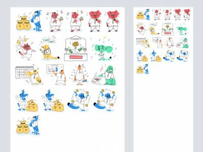 Finance Illustrations  - Free template