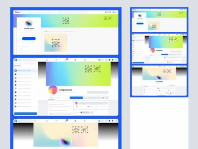 Free Social Media Kit for Figma  - Free template