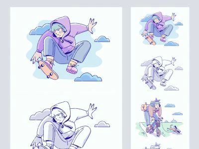 Halftone Free Illustrations  - Free template