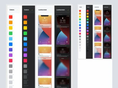 iOS/iPadOS 14 Free UI Kit for Figma  - Free template