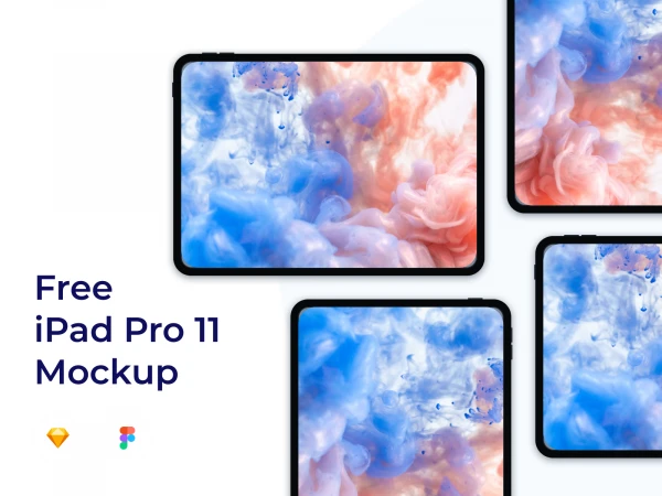 iPad Pro 11? Clay Mockup  - Free template