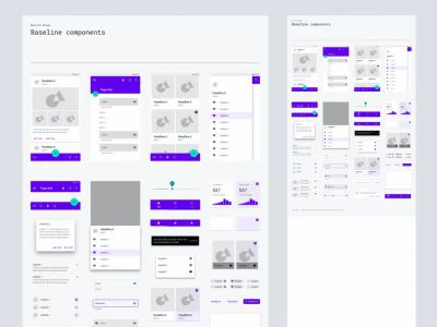 Material Baseline Design Kit for Figma  - Free template