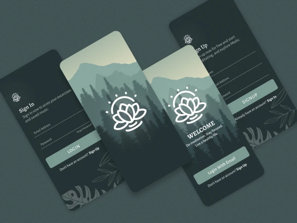 Medic Meditation App  - Free template