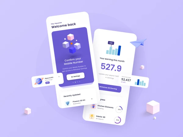 Money Management App  - Free template