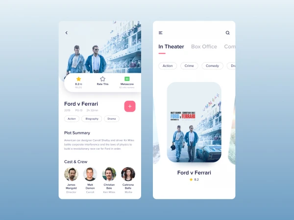 Movie App  - Free template