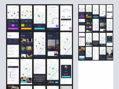 Navigo UI Kit for Adobe XD  - Free template