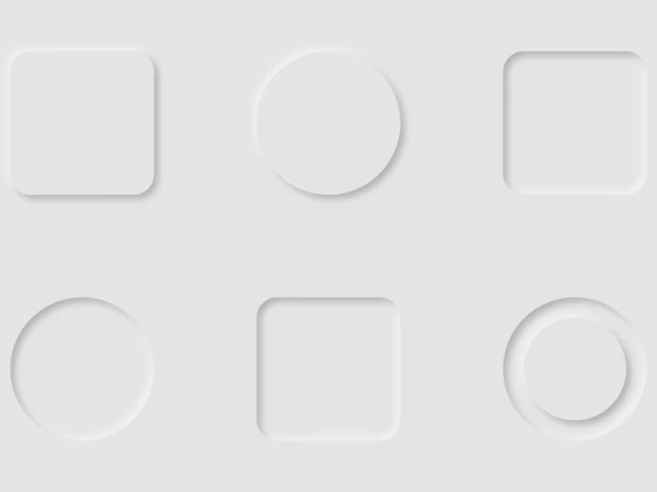 Neumorphism Shadow Sample  - Free template