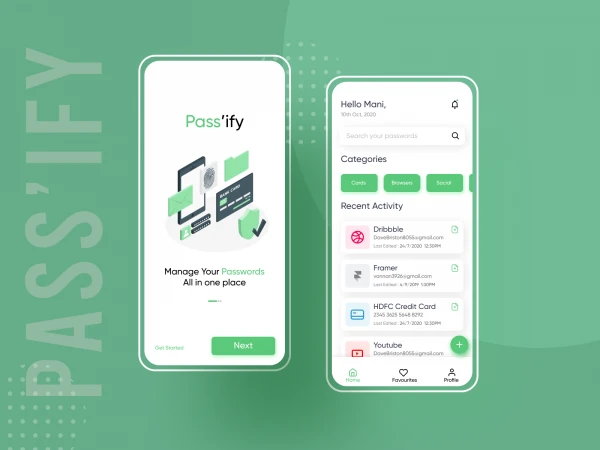 Password Manager  - Free template