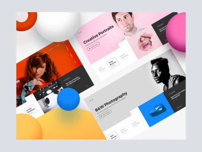 Photography Class Website  - Free template