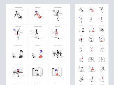 Pixeltrue Free Illustrations  - Free template