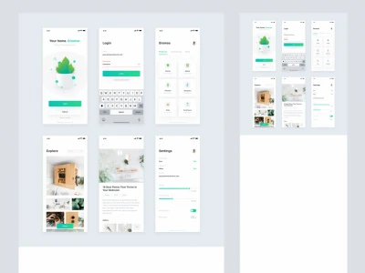 Plant UI Kit  - Free template