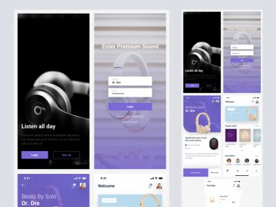 Shopping App Free UI Kit  - Free template