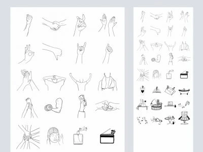 Skribbl Free Illustrations  - Free template