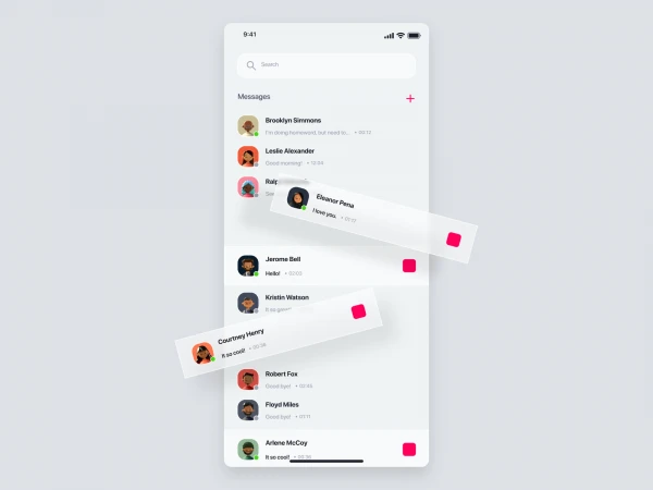 Social Media App UI Kit  - Free template