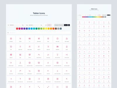 Tabler Free Icons  - Free template