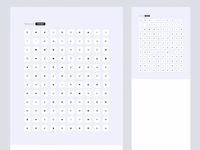 The Icon of - Perfect in every pixel  - Free template