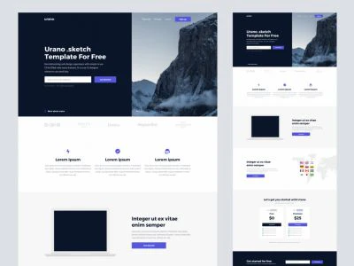 Urano Sketch  - Free template