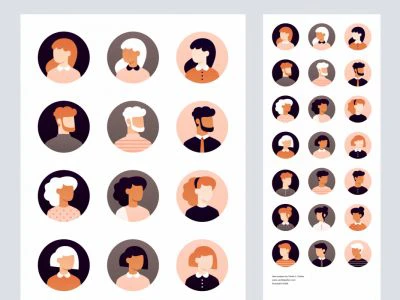 User Avatars for Sketch  - Free template