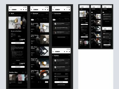 Vinyl Store - A Free eCommerce UI Kit  - Free template