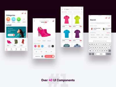 E-Comm Free UI Kit  - Free template