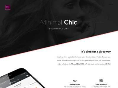 E-commerce iOS UI Kit  - Free template