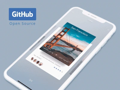 Expand Gesture iOS Control  - Free template