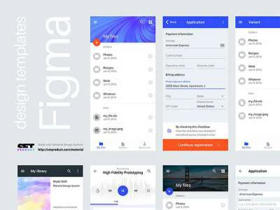 Figma Free Mobile & Web UI  - Free template