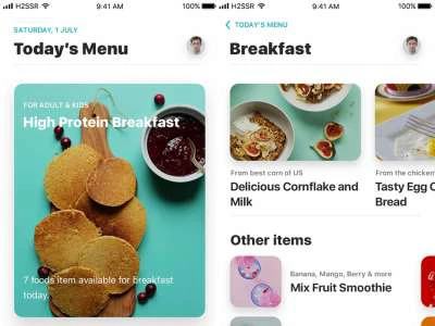 Food App Light Version  - Free template