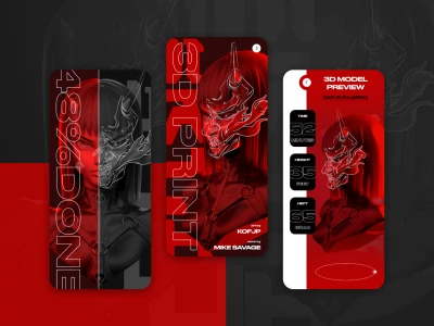 3D Print App  - Free template