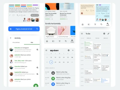 Android UI Library  - Free template