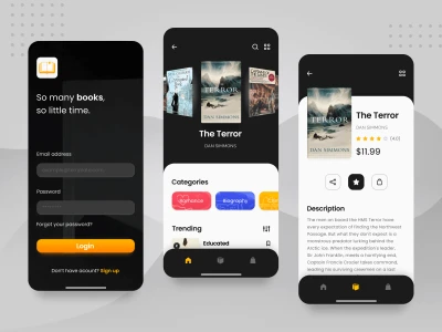 Book App  - Free template