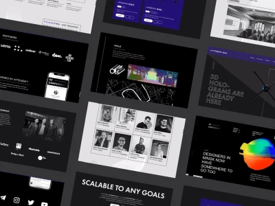 Concept Websites Showcase  - Free template