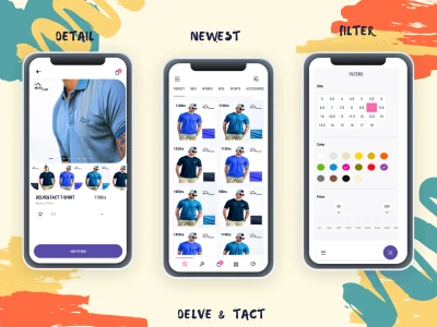 E-Commerce UI Kit  - Free template