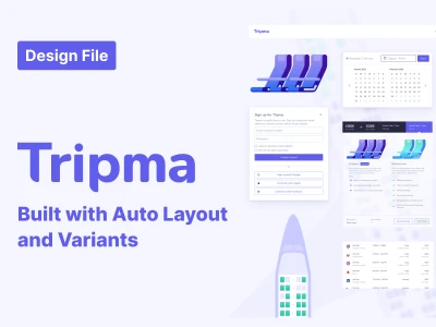 Flight Booking Web App  - Free template