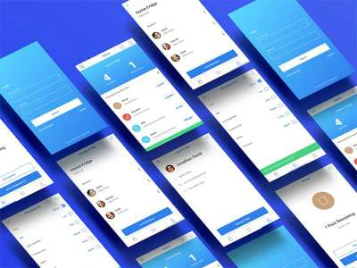 Fridge+ UI Kit  - Free template