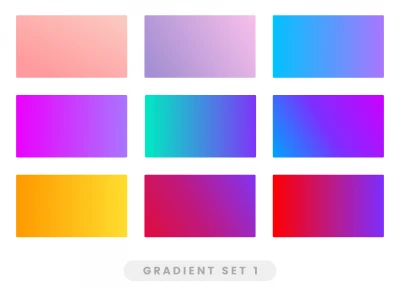 Gradient Set 1  - Free template