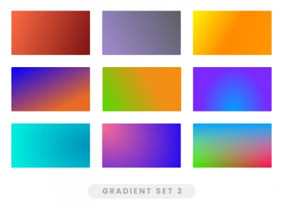 Gradient Set 2  - Free template