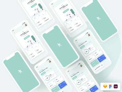 Health Insights UI Screens  - Free template