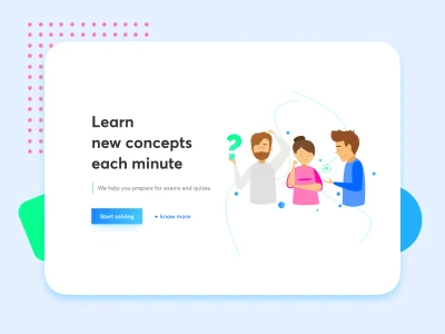 Homepage UI Kit  - Free template