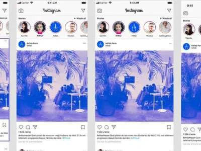 Instagram Responsive Layout  - Free template
